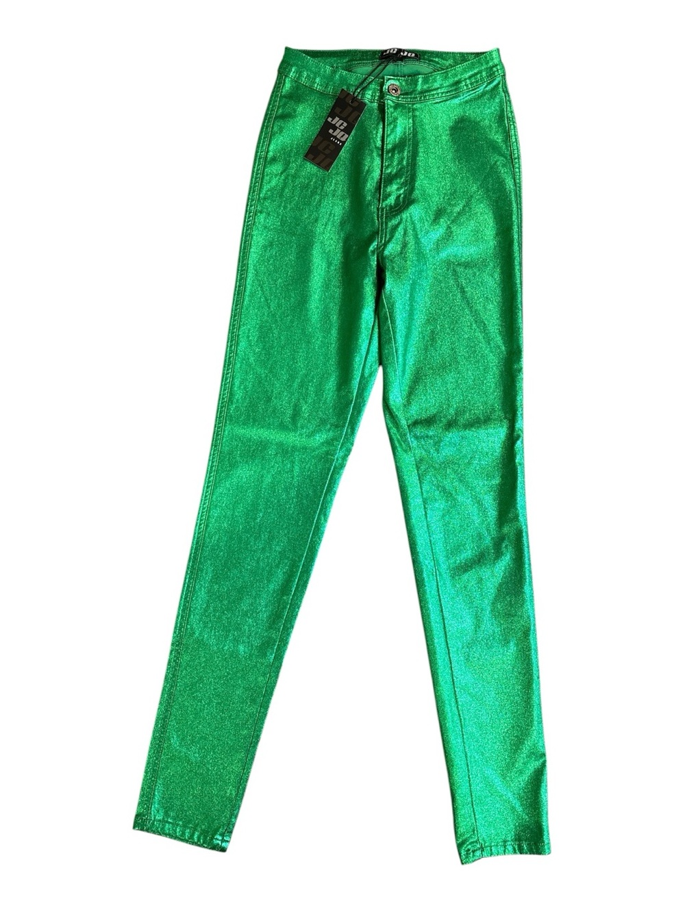 JCJO Metallic Green Skinny Pants